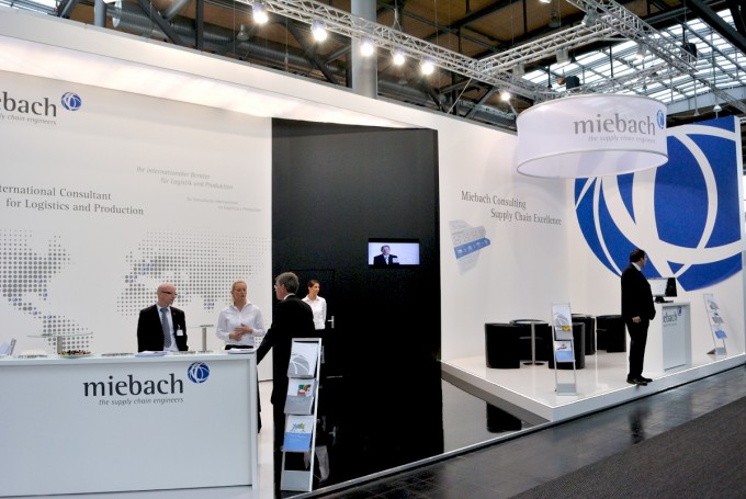 Miebach Consulting Messestand CeMAT 2011