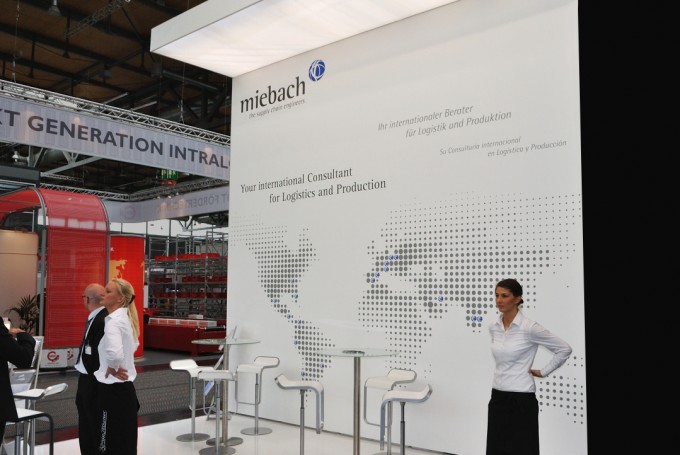 Miebach Messestand CeMAT 2011